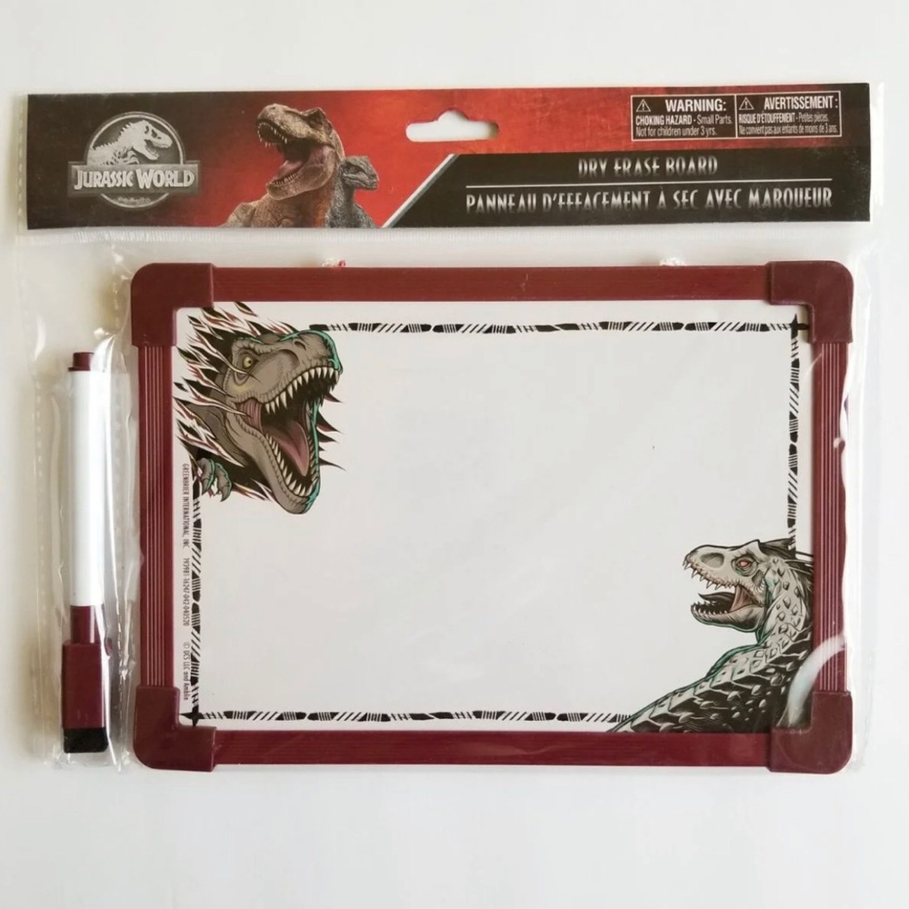 JURASSIC WORLD DEY ERASE BOARD & MARKER